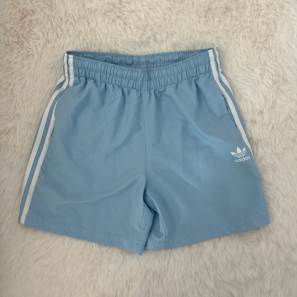 Adidas Light Blue Shorts Athletic